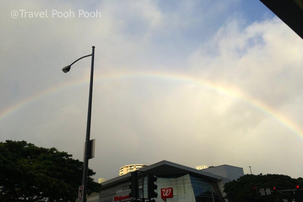 ハワイでは毎日虹が見える